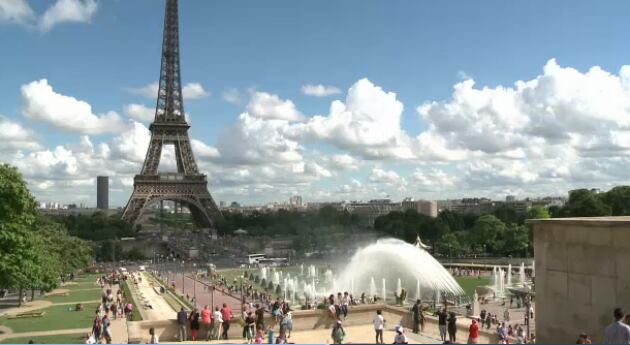 La Torre Eiffel, en París (Francia)