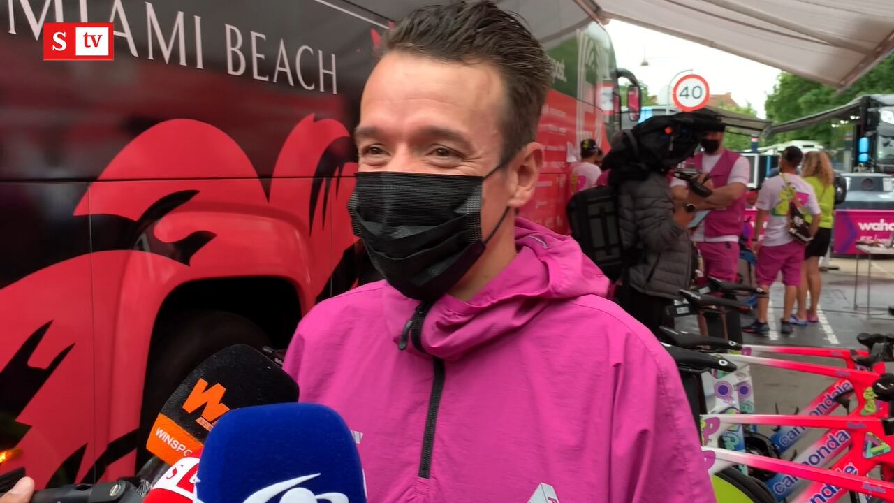 Rigoberto Urán habló para los micrófonos de SEMANA en la Ruta