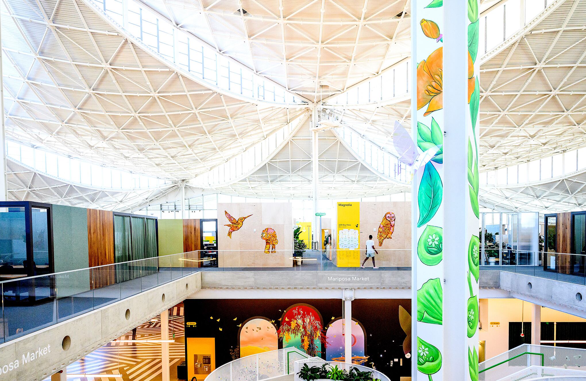 En imágenes : Google abre sus nuevas oficinas futuristas en Silicon Valley.