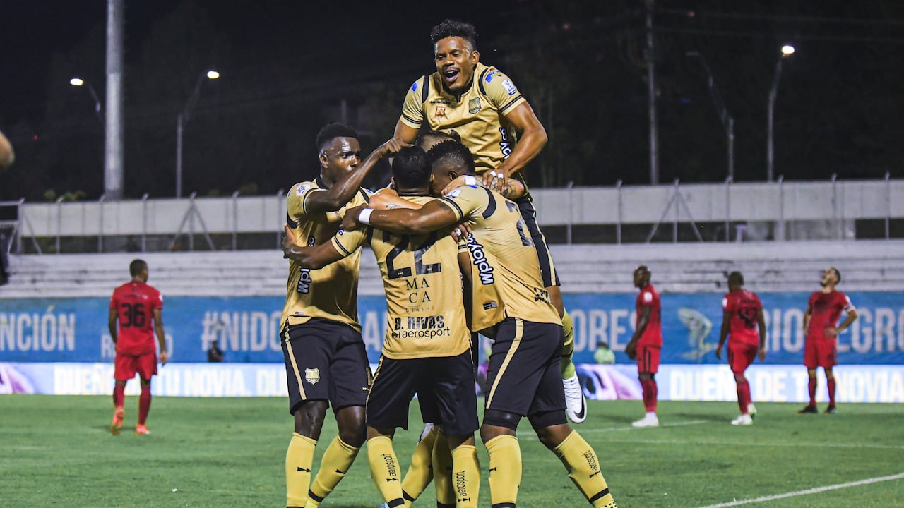 Imagen del partido entre Águilas Doradas y América de Cali por la fecha 13 del segundo semestre de la Liga colombiana 2023.