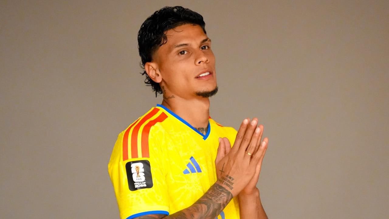 Richard Ríos, volante de la Selección Colombia.