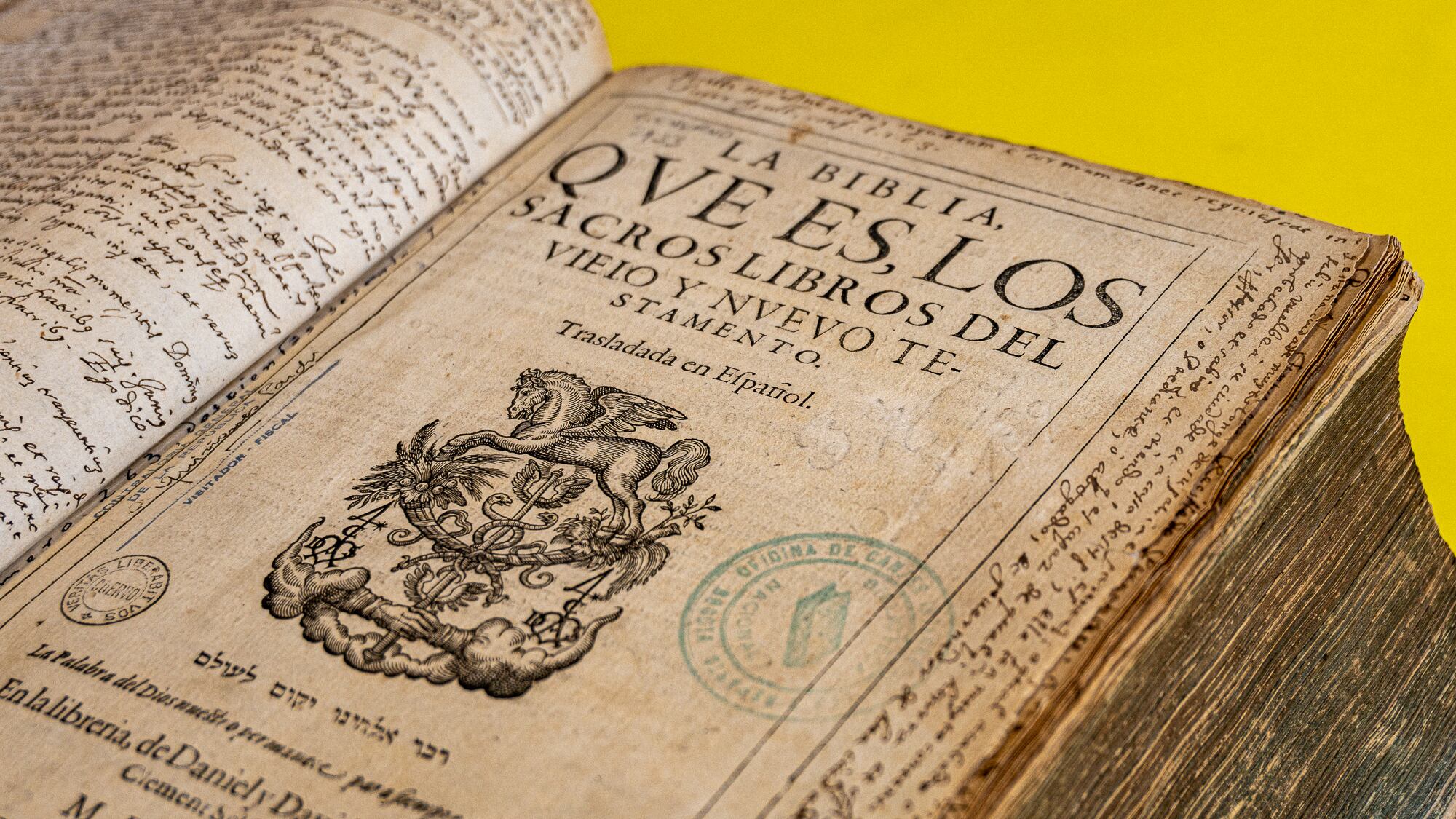 Biblia del Oso, biblioteca nacional