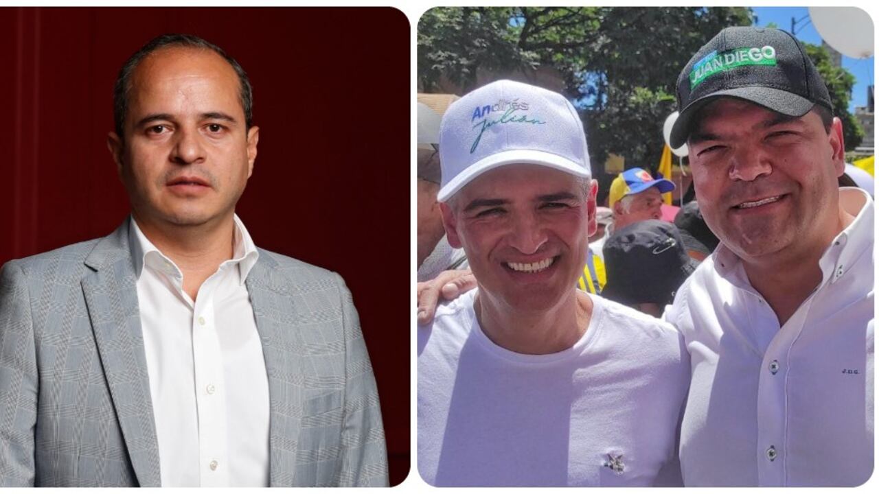 Juan Espinal, Andrés Julián Rendón y Juan Diego Gómez
