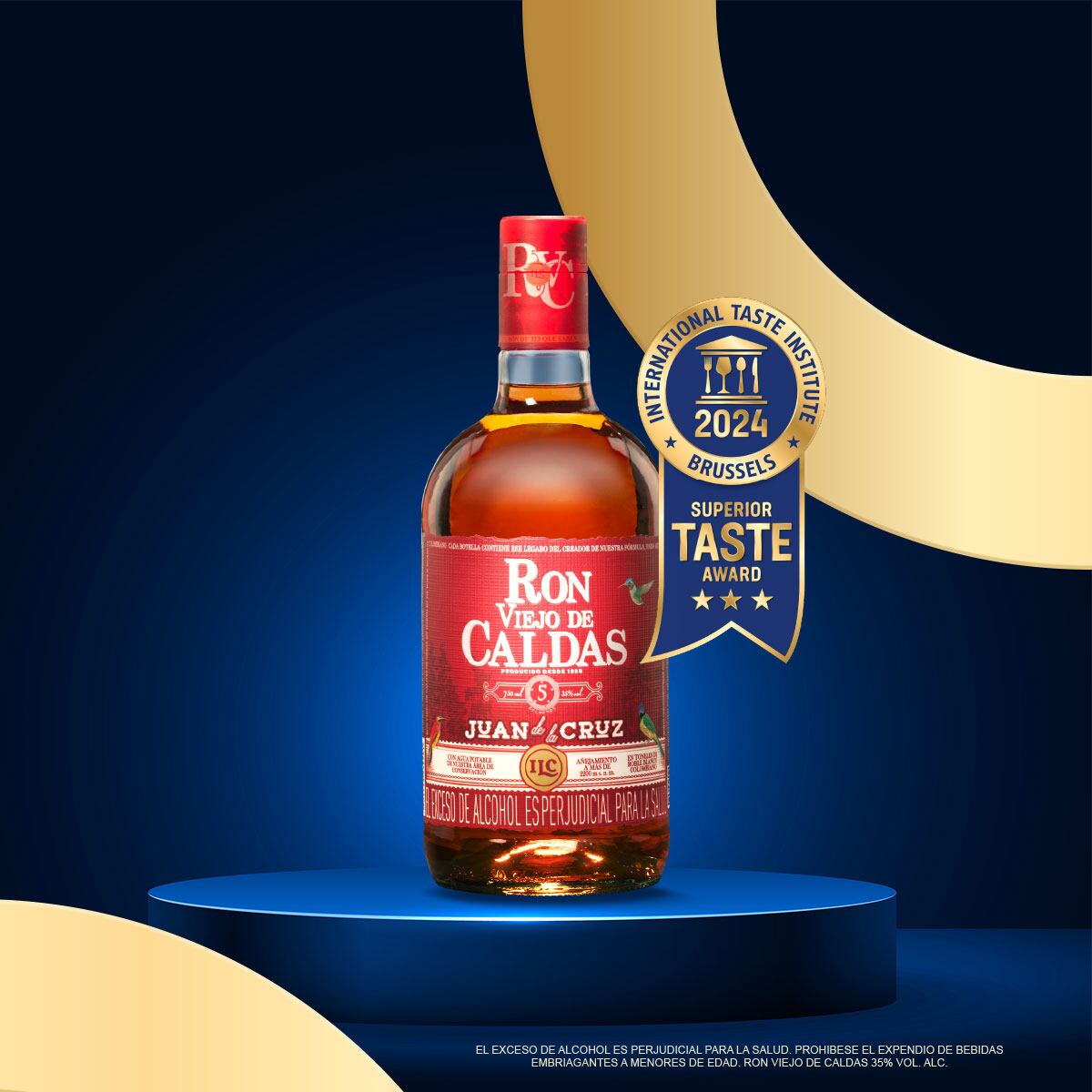 Un panel de los mejores sommeliers del mundo otorgaron la máxima calificación a Ron Viejo de Caldas Juan de la Cruz.