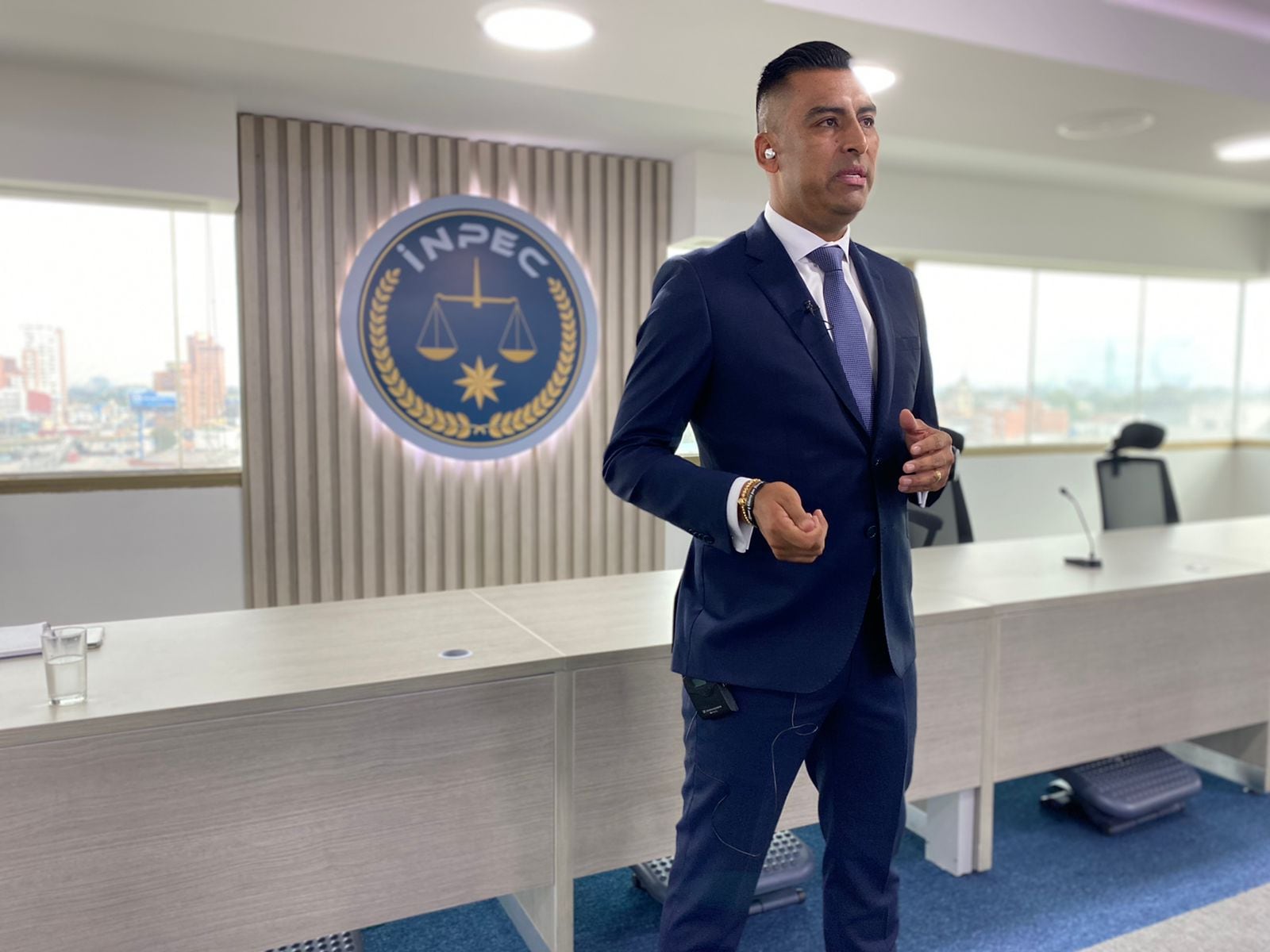 Coronel Daniel Gutiérrez. Director del Inpec.