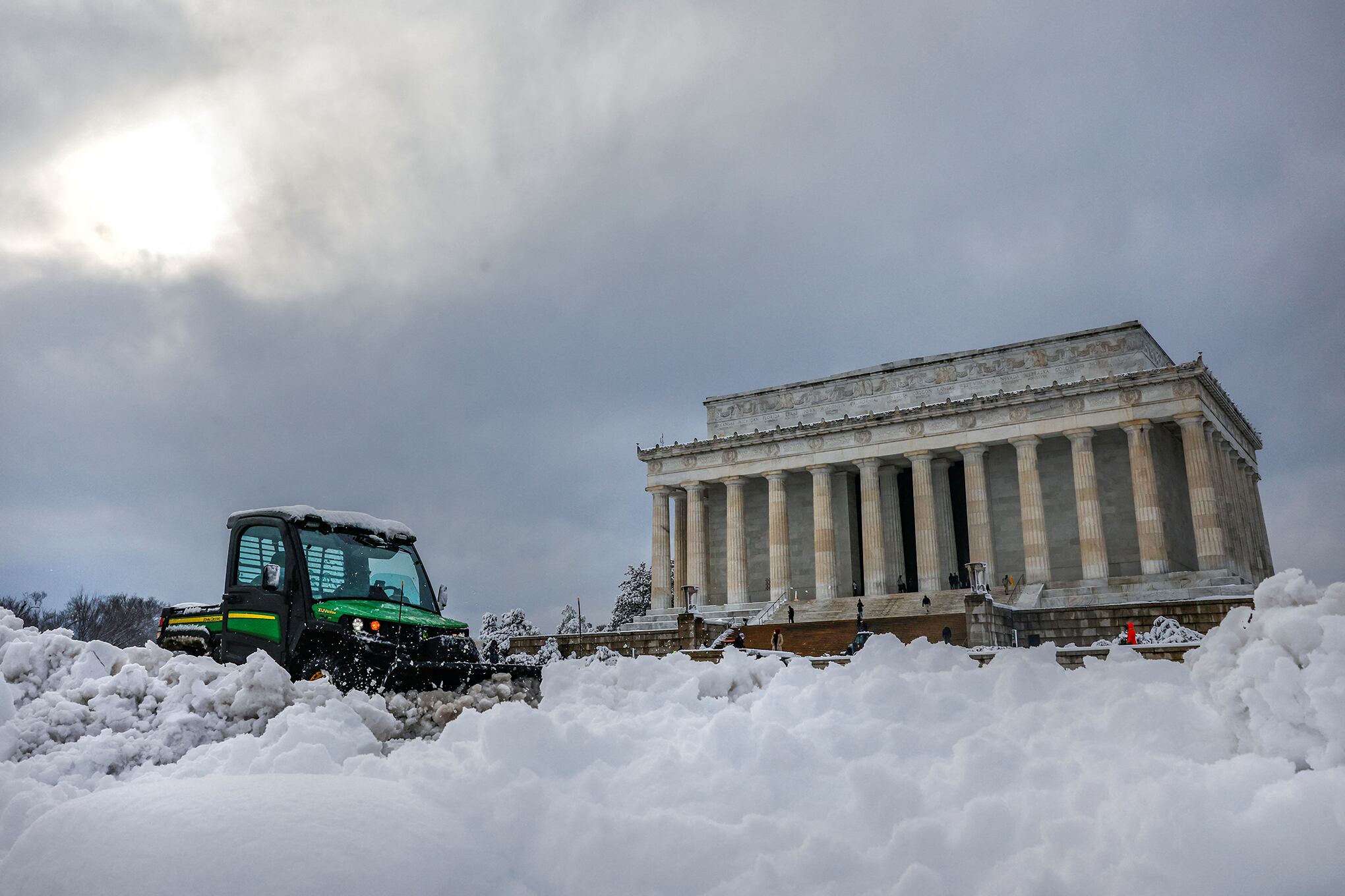 Washington se viste de blanco