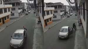 Todo quedó grabado en video.