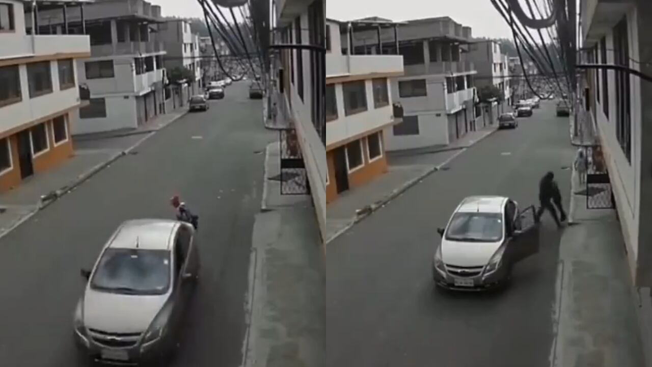 Todo quedó grabado en video.