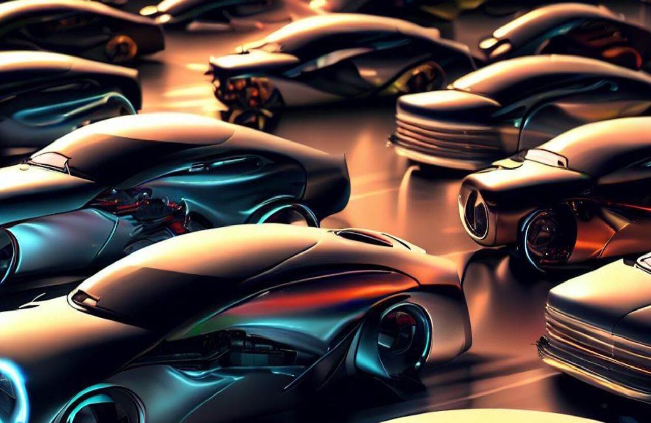 Así lucirían los carros del futuro según la inteligencia artificial.