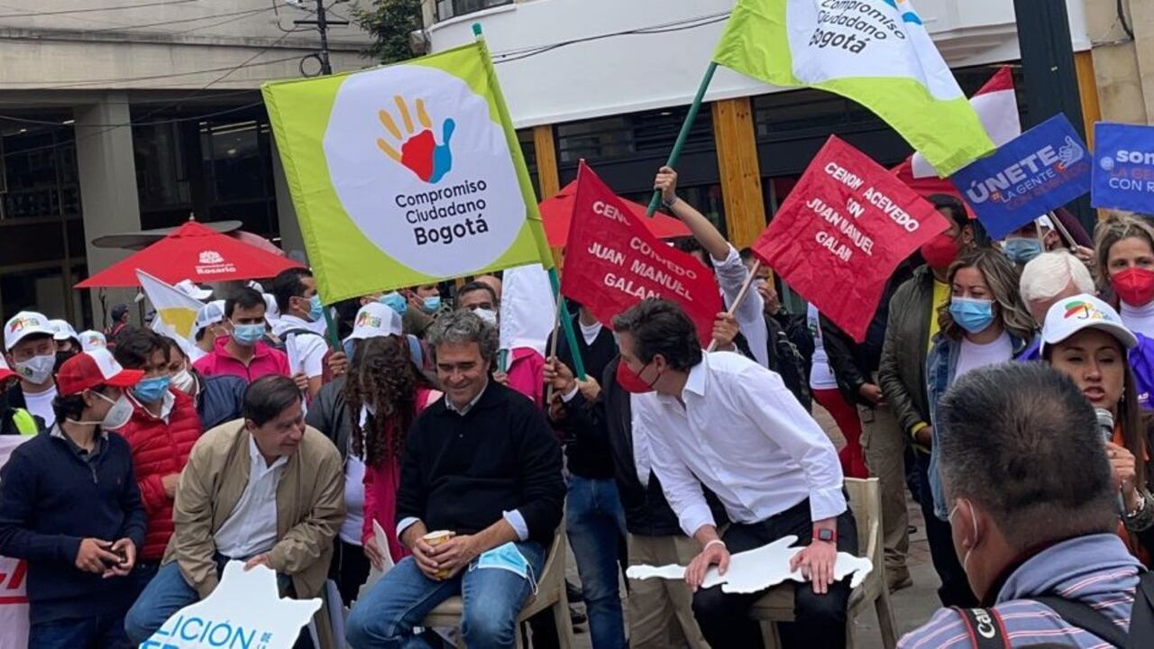 Coalición de la Esperanza, acto en Bogotá