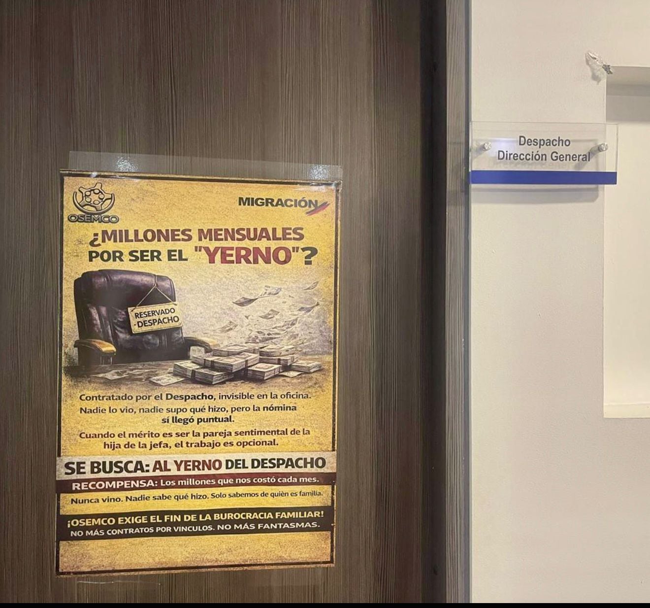 Protesta Migración Colombia.