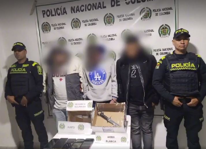 Estos son los tres sujetos capturados en Soacha señalados de participar en un paseo millonario.