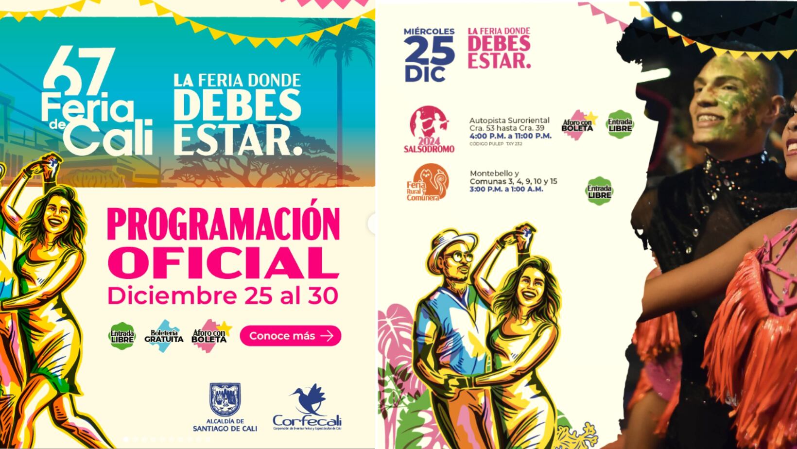 Prográmese para disfrutar de la Feria de Cali