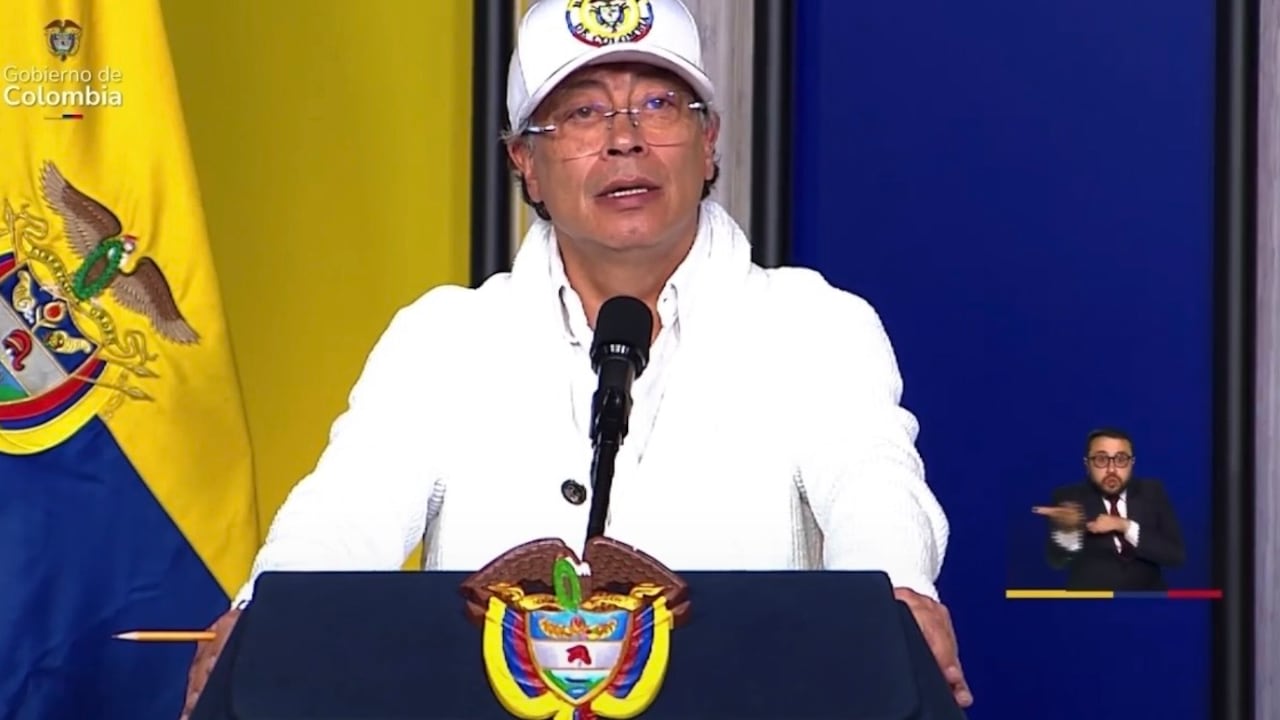 El presidente Gustavo Petro realizó una sorpresiva alocución desde la Casa de Nariño.