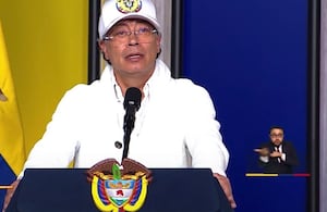El presidente Gustavo Petro realizó una sorpresiva alocución desde la Casa de Nariño.