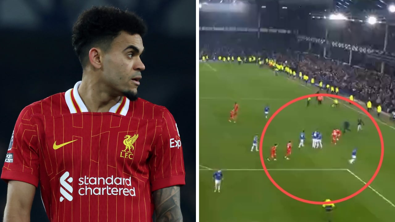 Aparece video de la batalla campal en el Everton vs. Liverpool. La gente se pregunta qué pasó con Luis Díaz.
