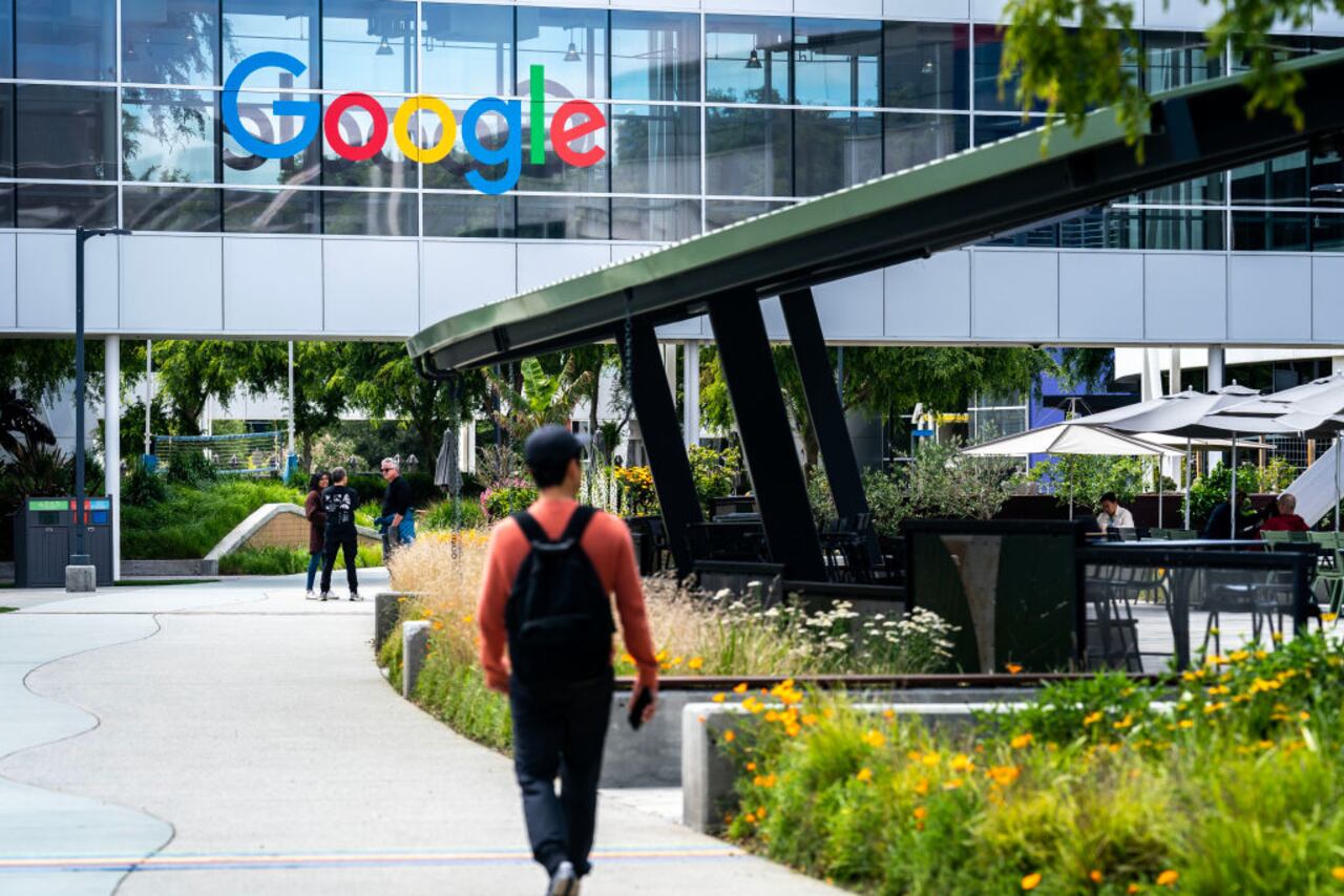 Campus de Google en Mountain View, California (Estados Unidos), el miércoles 10 de mayo de 2023. (Melina Mara/The Washington Post vía Getty Images)
