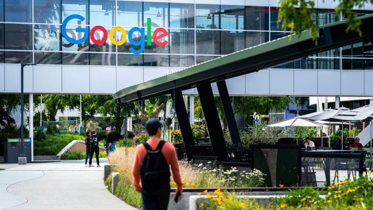 Campus de Google en Mountain View, California (Estados Unidos), el miércoles 10 de mayo de 2023. (Melina Mara/The Washington Post vía Getty Images)