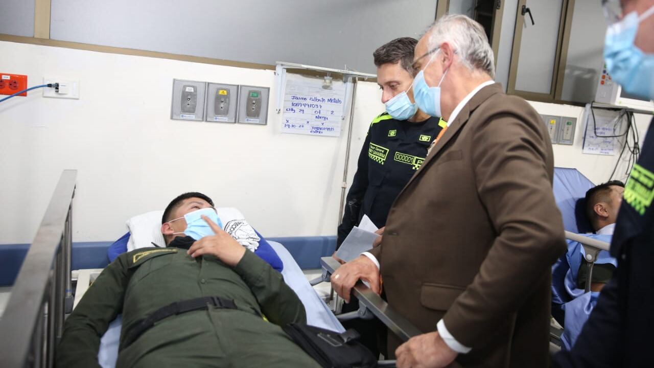 En la jornada de manifestaciones se reportaron varios heridos, entre ellos algunos policías.