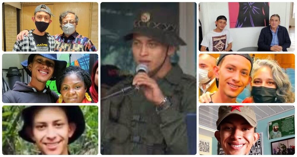 David Fernández Soler se sumó a las disidencias y antes estuvo en la primera línea. En las fotografías con Gustavo Petro e integrantes del Pacto Histórico.