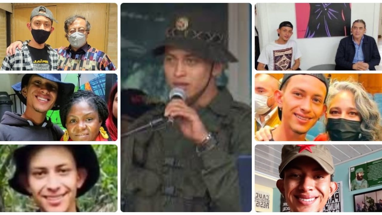 David Fernández Soler se sumó a las disidencias y antes estuvo en la primera línea. En las fotografías con Gustavo Petro e integrantes del Pacto Histórico.