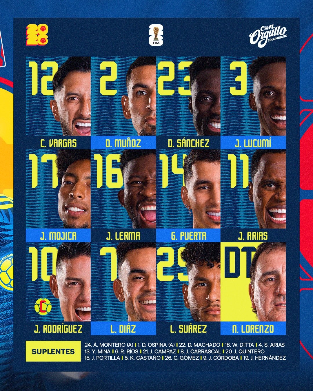 Titular de la Selección Colombia
