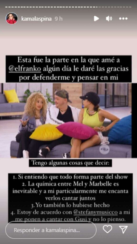 La esposa de Mel se pronunció en redes sociales.