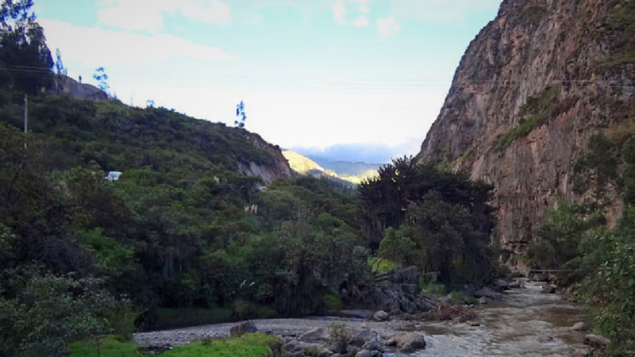 Cañón del río Gámeza, en Boyacá.