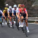 Remco Evenepoel defiende el liderato de la ronda ibérica.