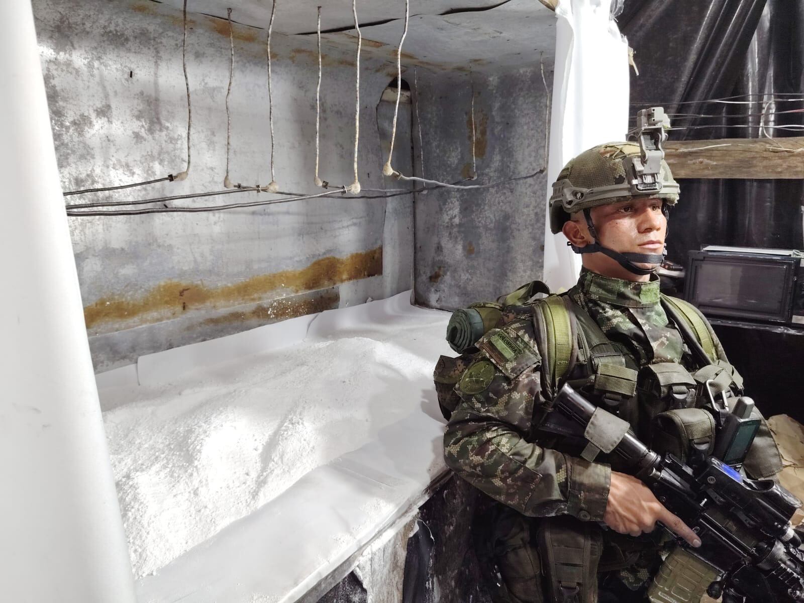 El Ejército anunció este domingo la destrucción de un laboratorio en Barbacoas, Nariño.