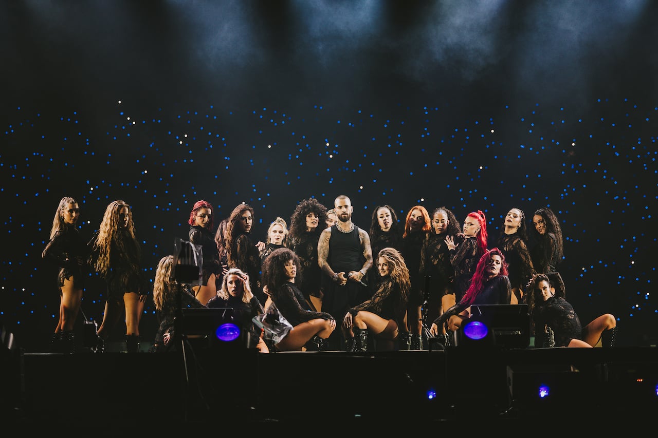 Maluma en Medellín, 26 de abril 2025.