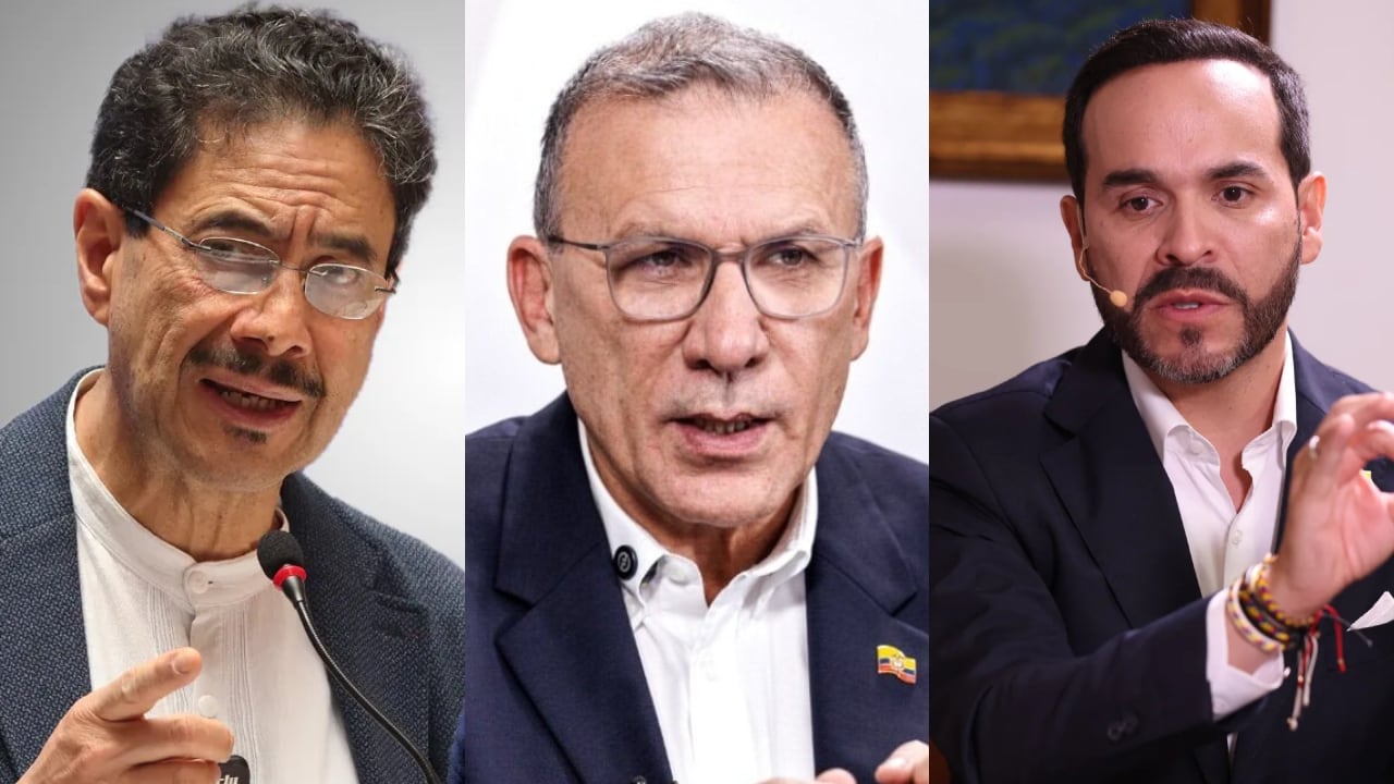 Iván Cepeda, Roy Barreras y Abelardo de la Espriella.