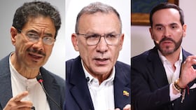 Iván Cepeda, Roy Barreras y Abelardo de la Espriella.