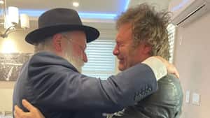 El presidente electo aprovechó su visita a Nueva York para reunirse con el reconocido rabino.