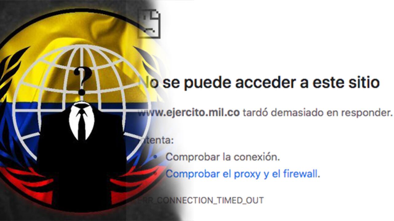 Anonymous hackeó las páginas web del Senado y la presidencia de la República.