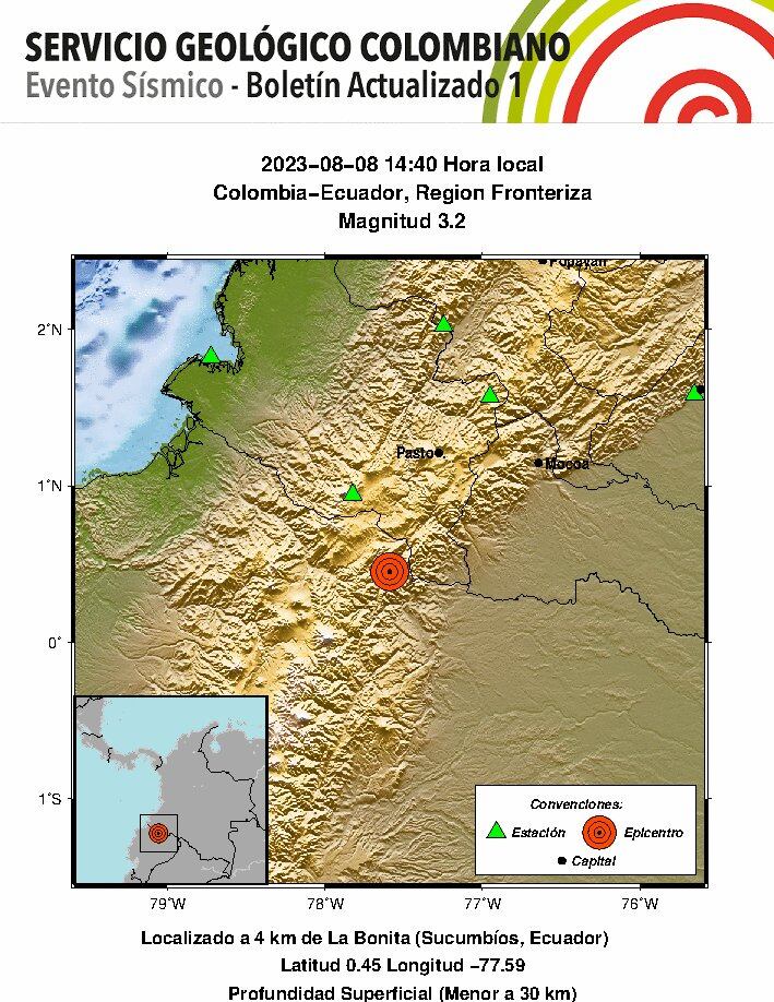 Un nuevo temblor sacudió a Colombia.