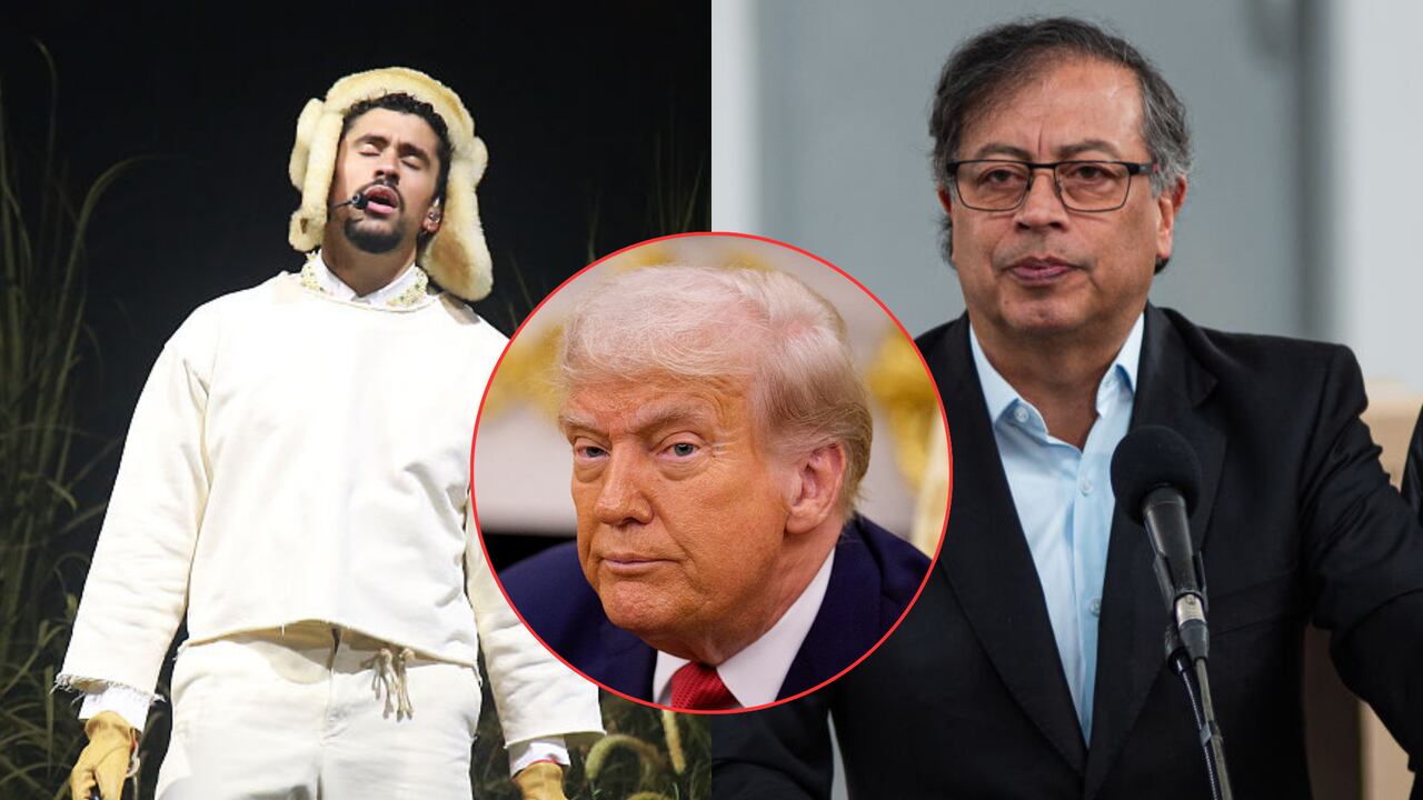 Gustavo Petro salió en defensa de Bad Bunny y rechazó ataque de simpatizantes de Donald Trump por el Super Bowl: “Es censura”