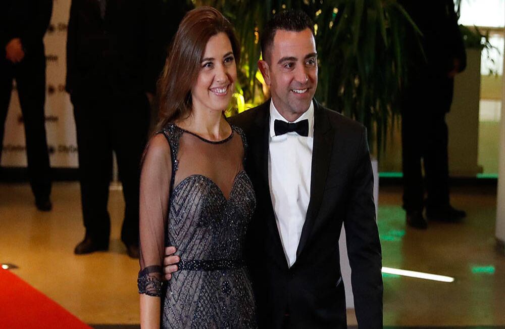 Núria Cunillera y Xavi Hernandez. Foto: EFE