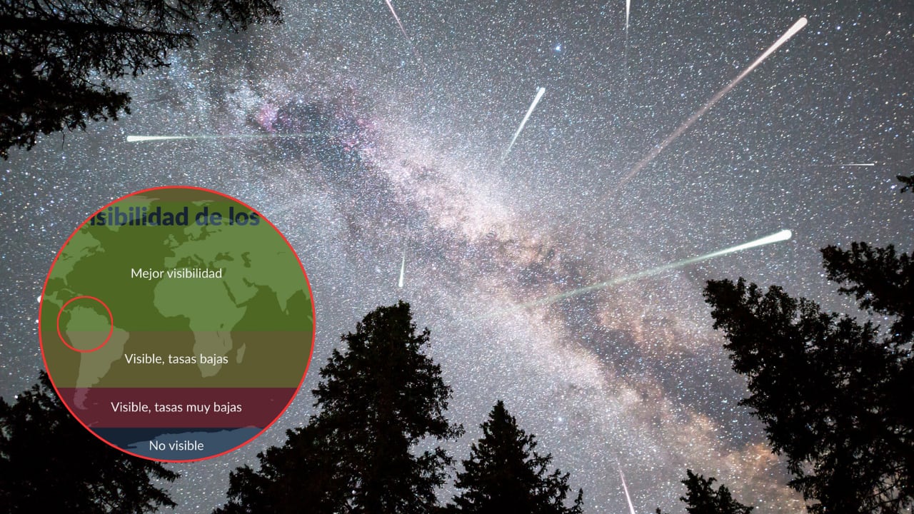 La madrugada concentrará la mayor cantidad de trazos luminosos en el cielo.