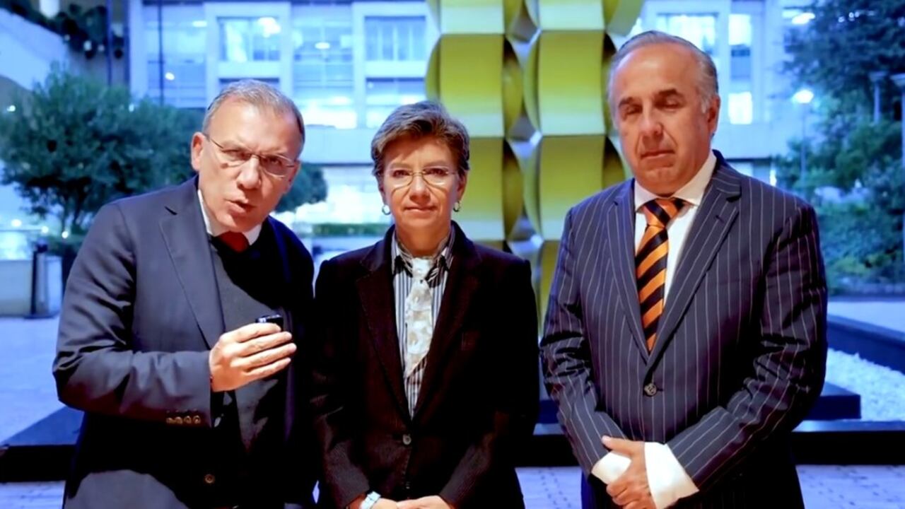 Roy Barreras, Claudia López y Guillermo Reyes hicieron el anuncio conjunto.