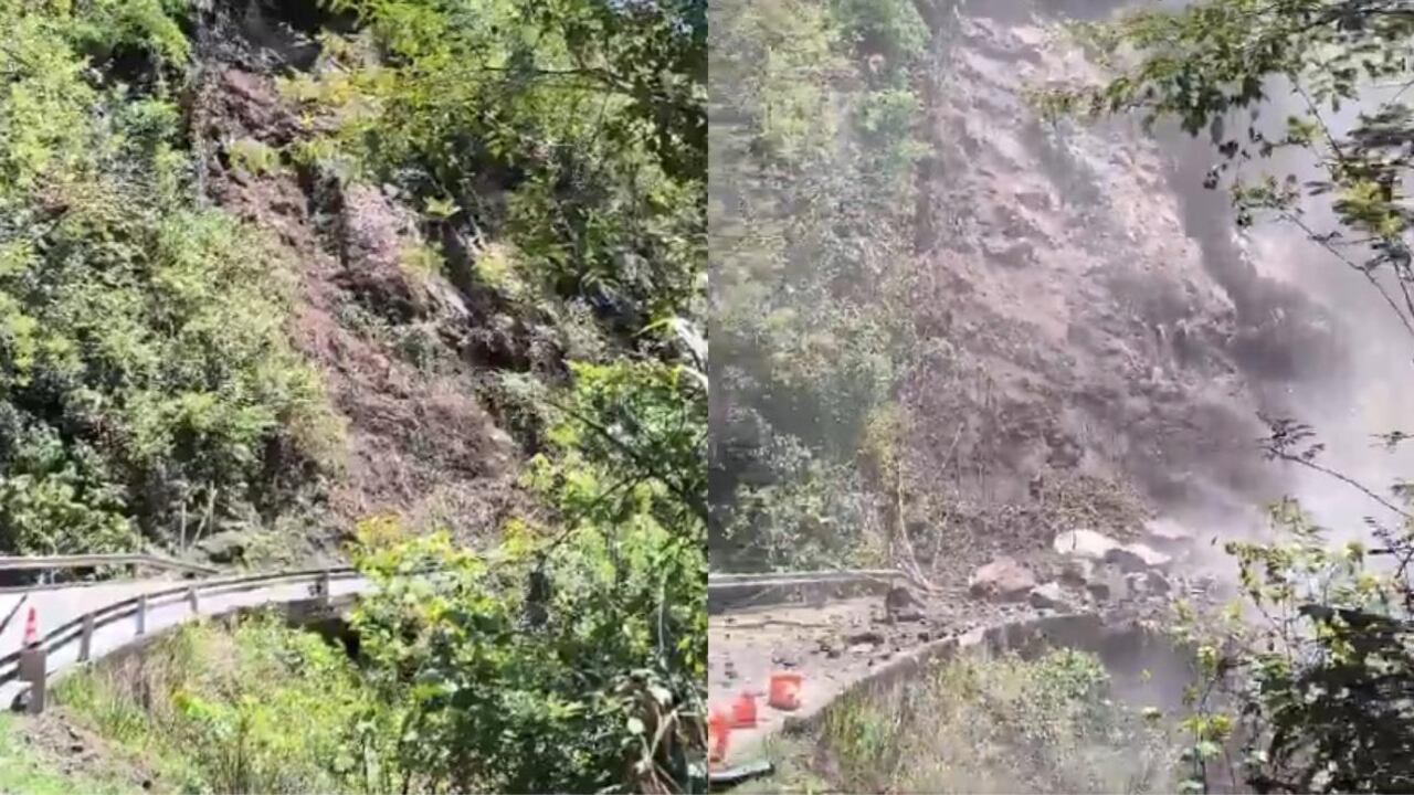 Se estima que el cierre total podría perdurar por algunas horas mientras se realizan las labores de remoción del material rocoso.