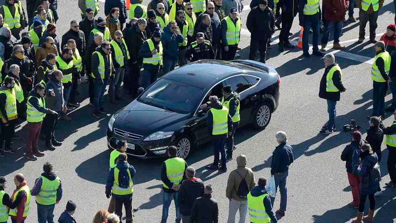 Protestas de ubers en Estados Unidos.