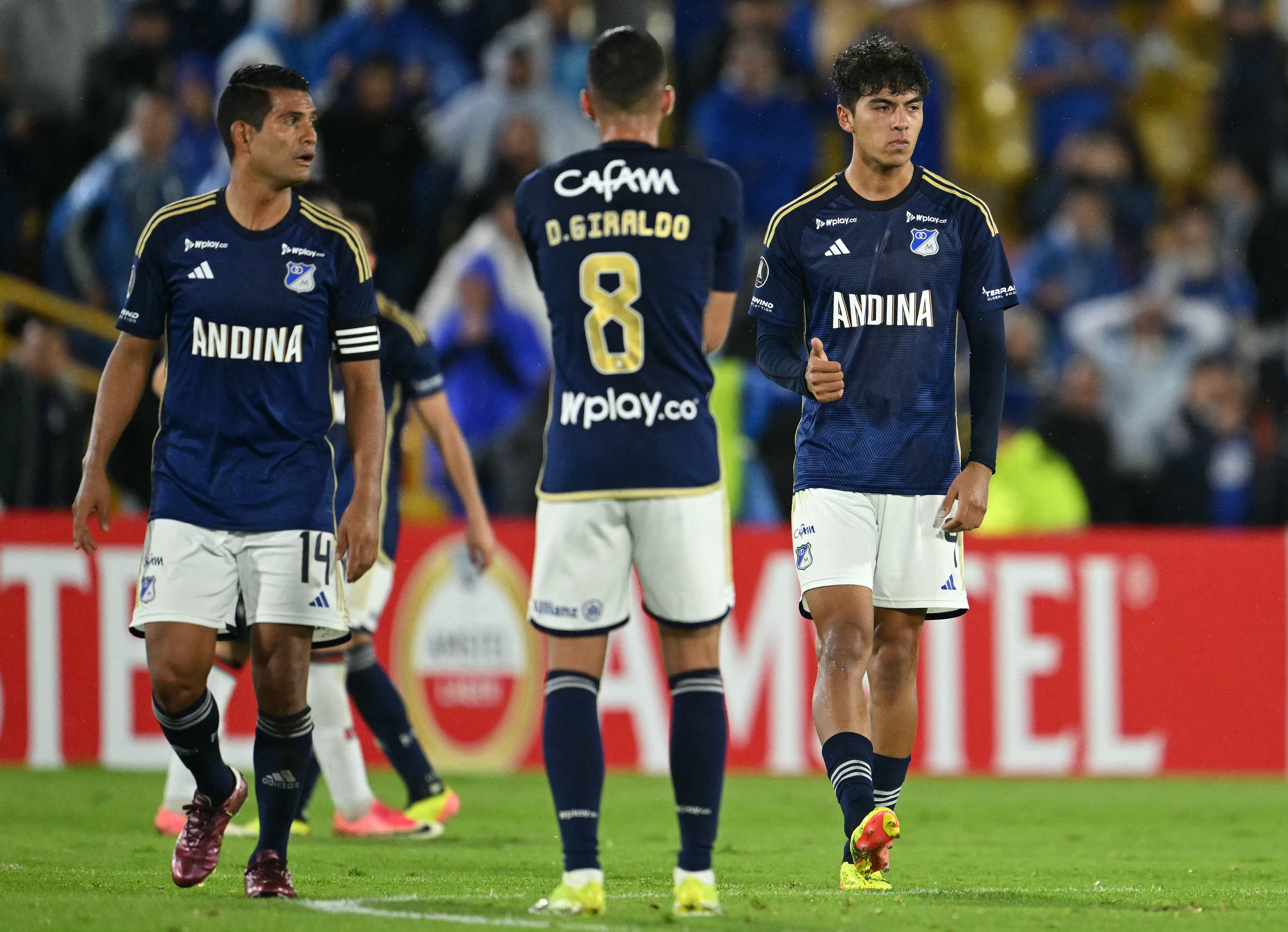 Millonarios vs. Palestino por la Copas Libertadores.