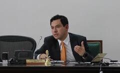 Presidente de la Fiduprevisora John Mauricio Marín
Comisión Primera de Senado debate sobre la implementación del nuevo esquema del servicio de salud de los maestros