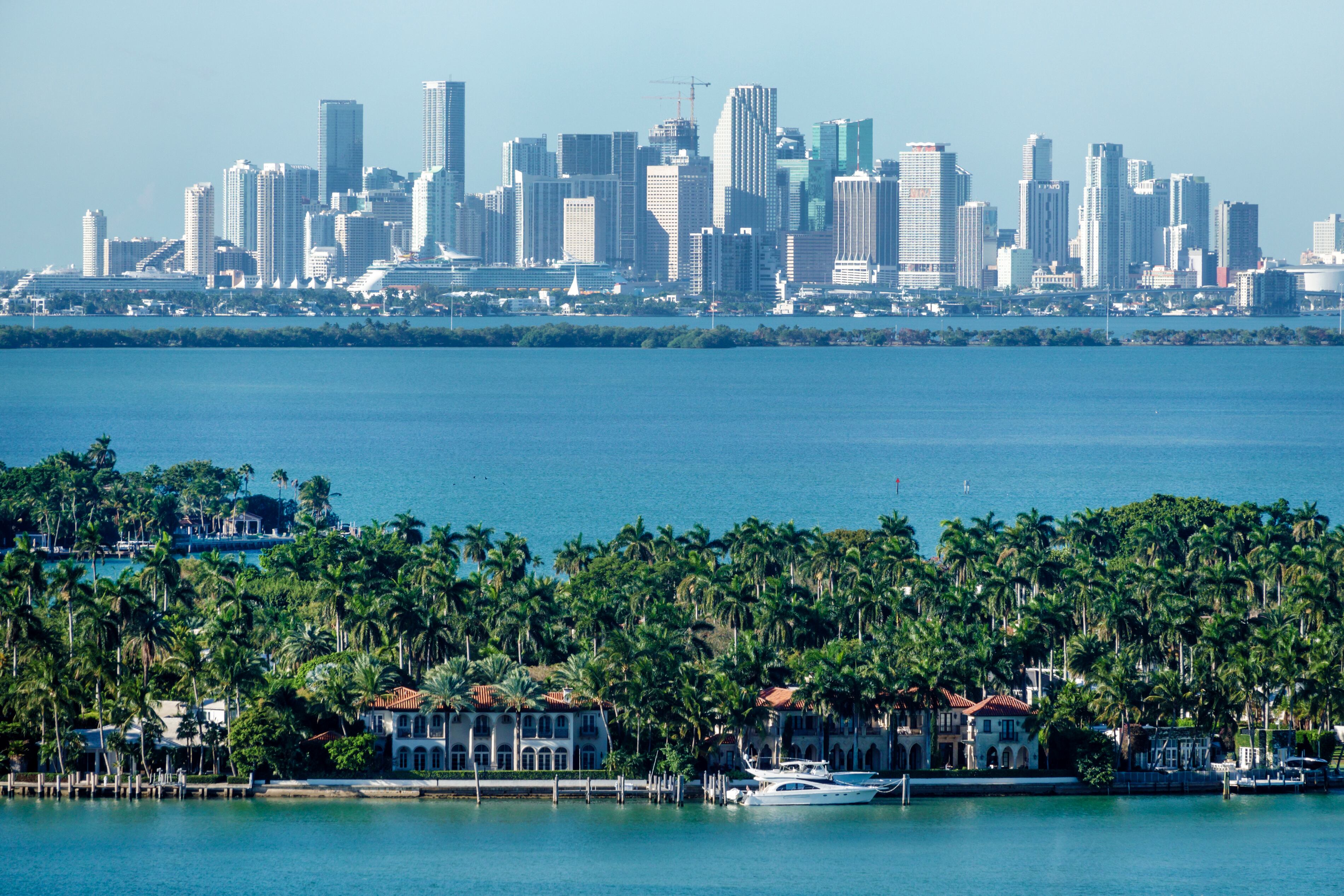 La exclusiva zona es una de las más costosas del Sur de la Florida. Imagen de referencia