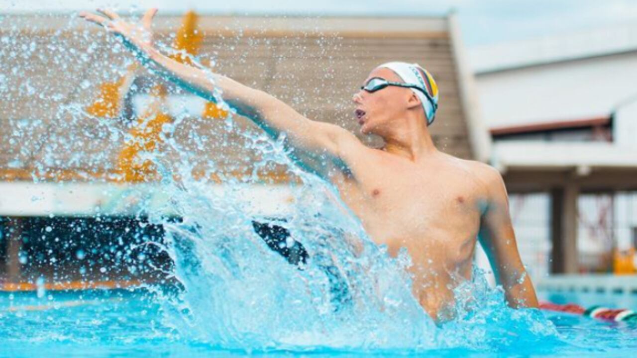 Gustavo Sánchez, natación artística. Foto: Instagram oficial Gustavo Sánchez