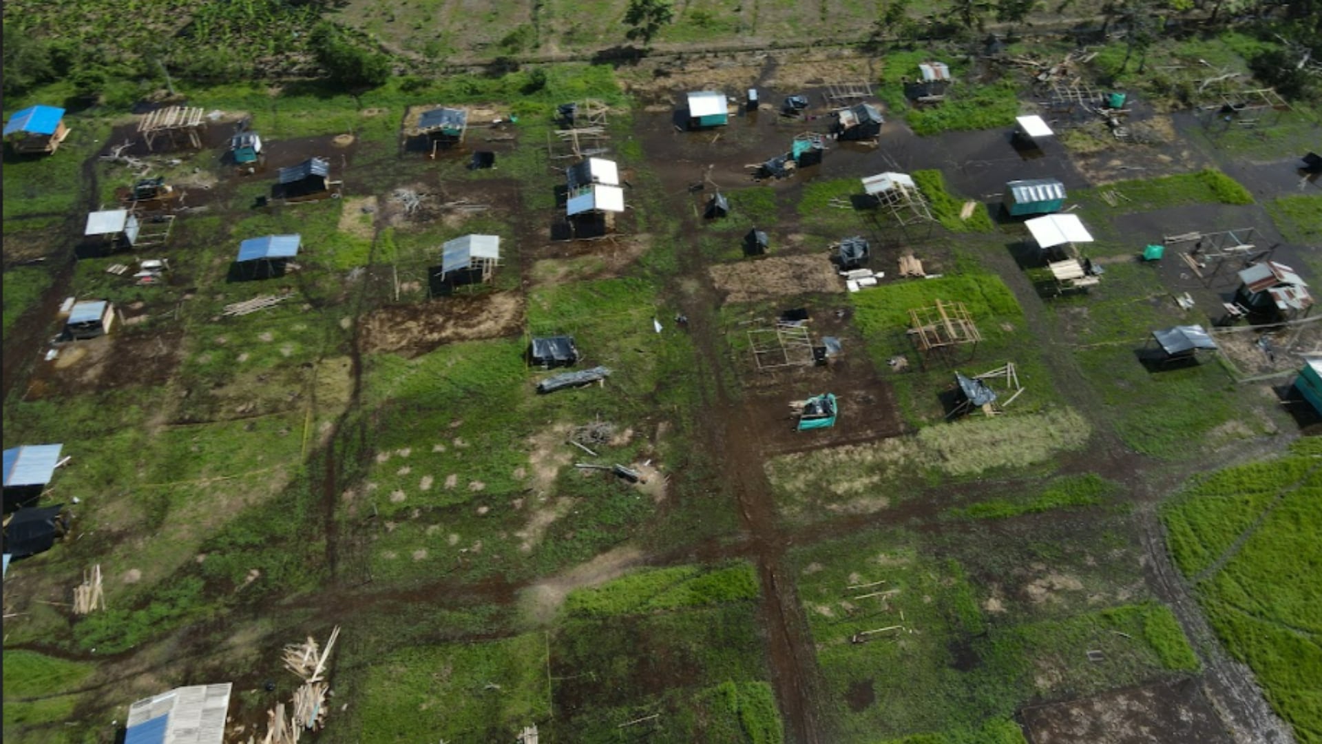 Invasión de tierras en el Urabá antioqueño.