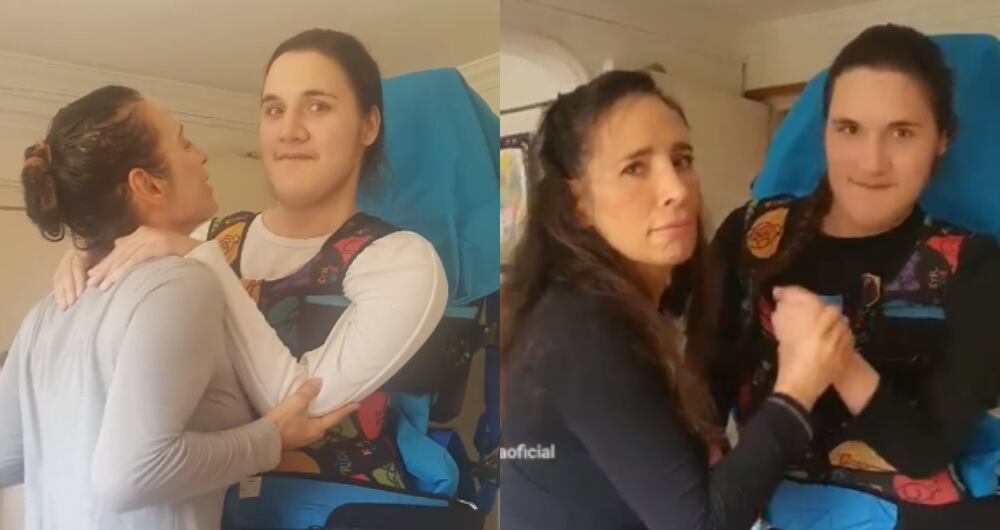 Luly Bossa y su hijo Ángelo