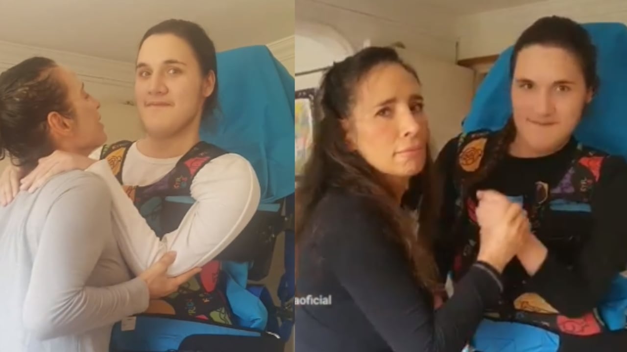 Luly Bossa y su hijo Ángelo.