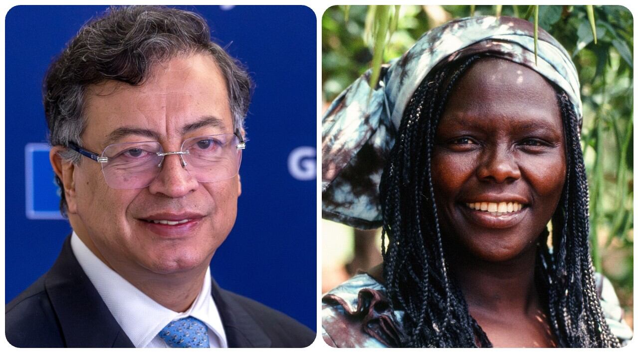 Gustavo Petro y Wangari Maathai